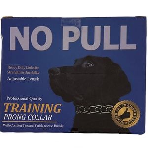 Mayerzon Small Dog Prong Training Collar Adjustable No-Pull w/ Quick Release NWT